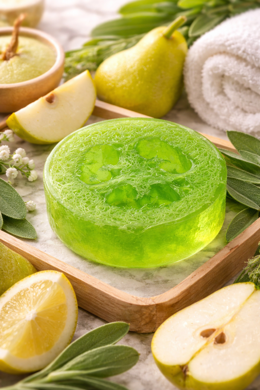 Pearadise Glow Loofah Bar